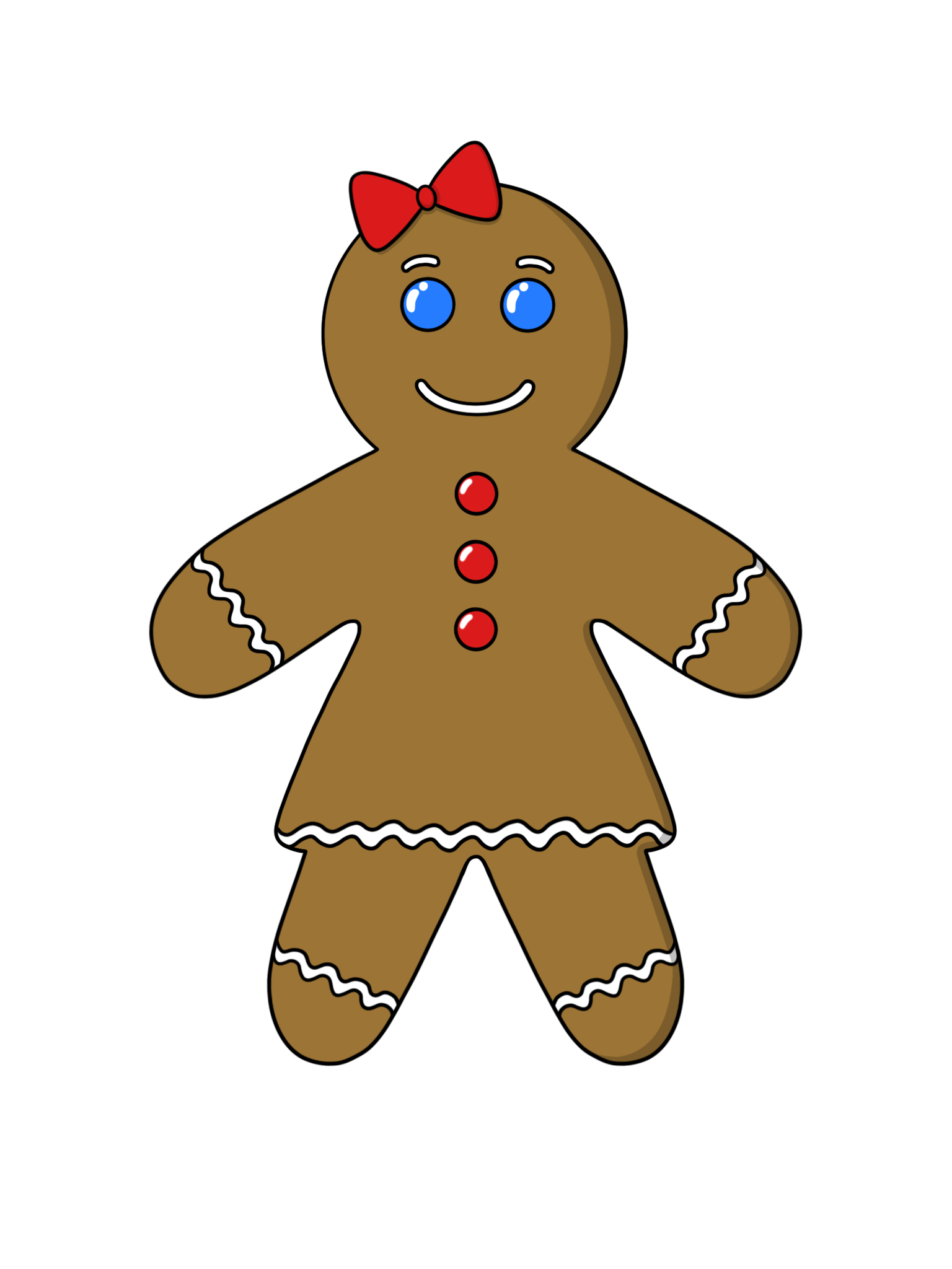 Gingerbread Girl Color