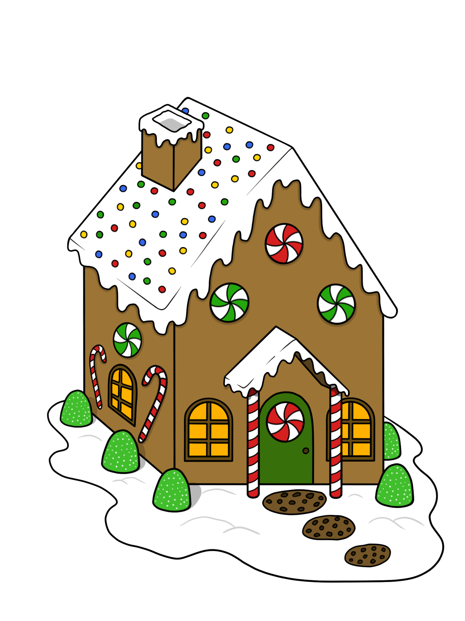 Gingerbread House color