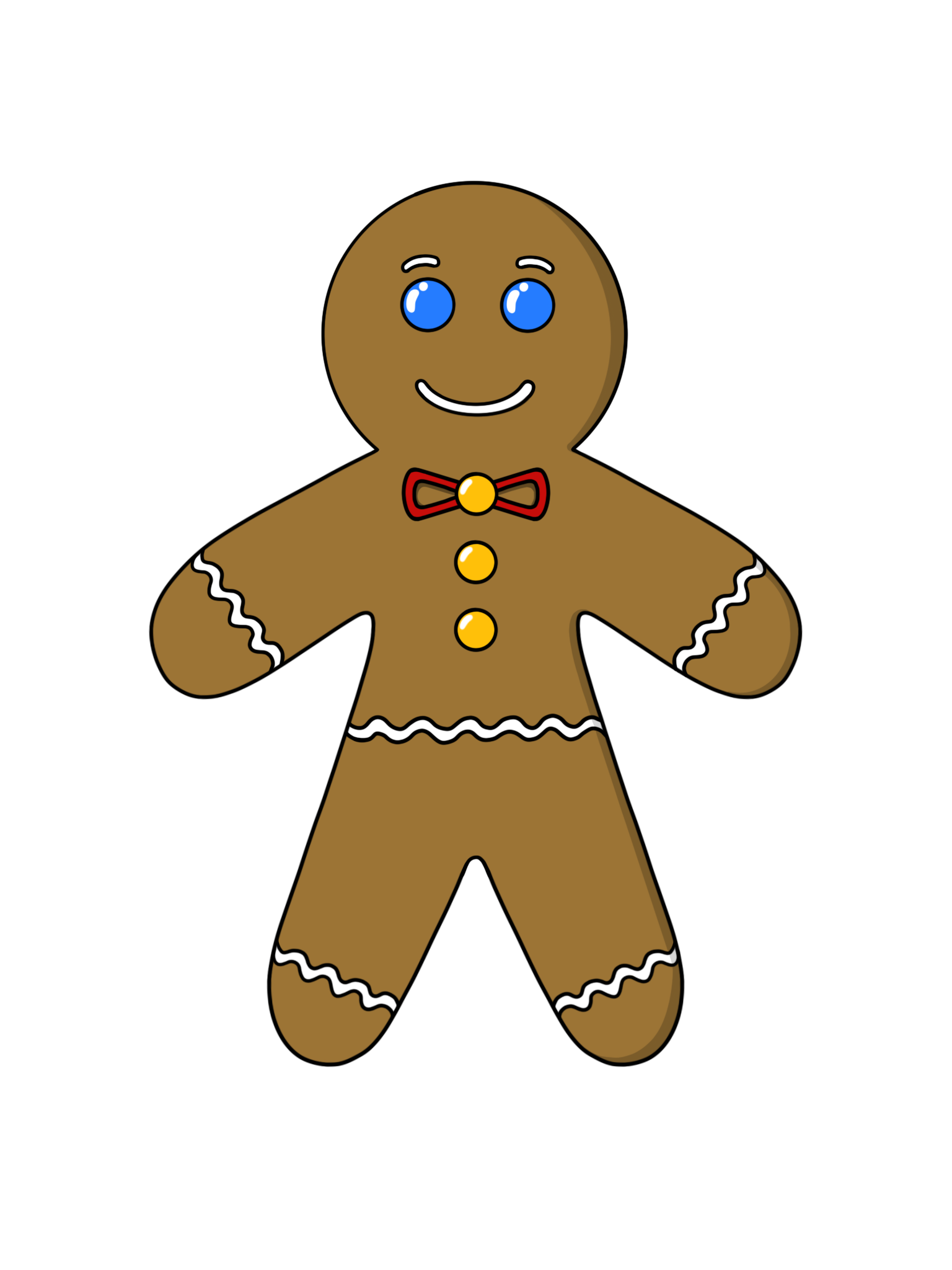 Gingerbread Man Color