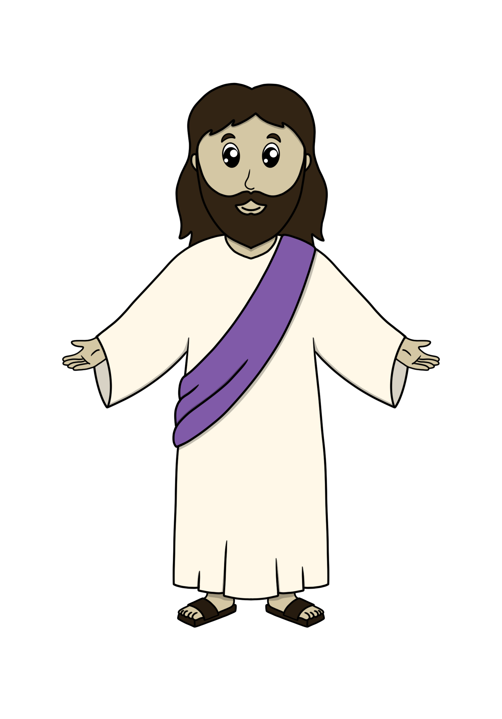 Jesus colored